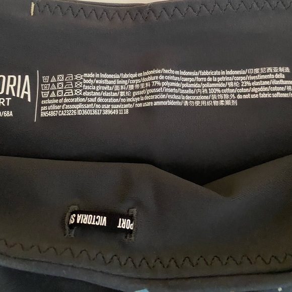 Victoria's Secret Sport Leggings S/P Gray Cosmic Space Print Workout Yoga Pants - Picture 8 of 8